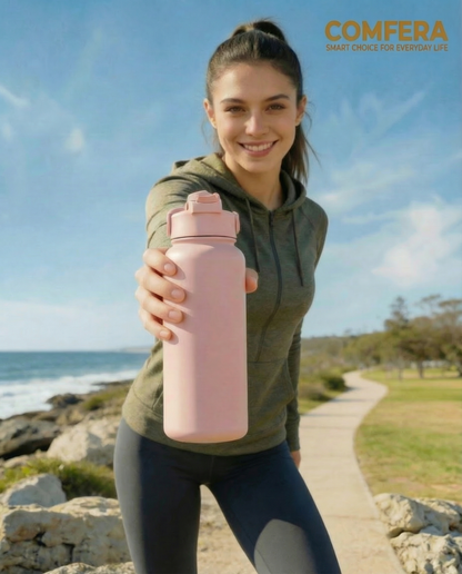 2-in-1 Stainless Steel Insulated Drink Bottle