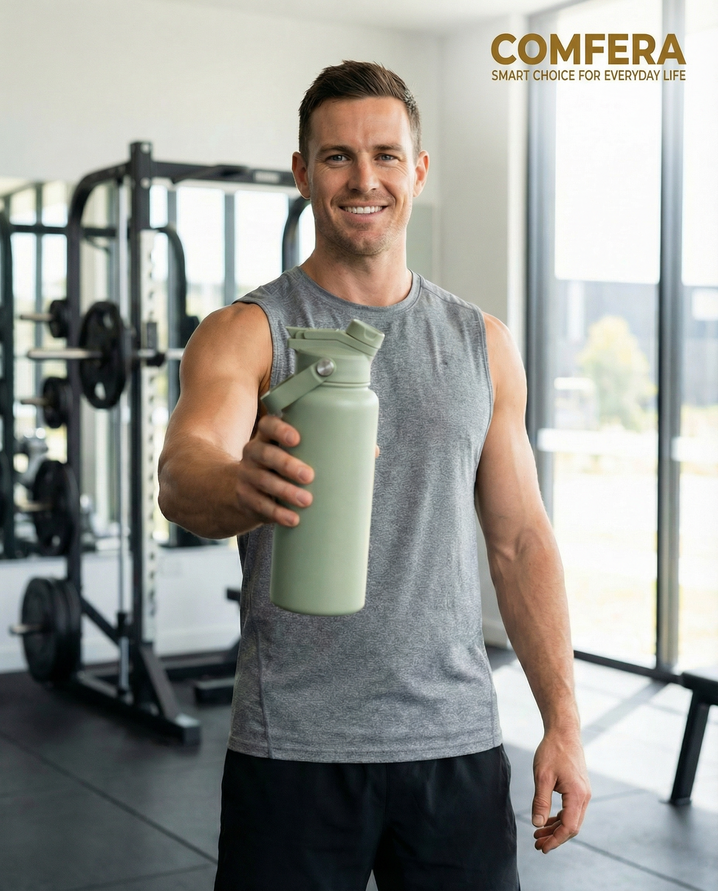 2-in-1 Stainless Steel Insulated Drink Bottle