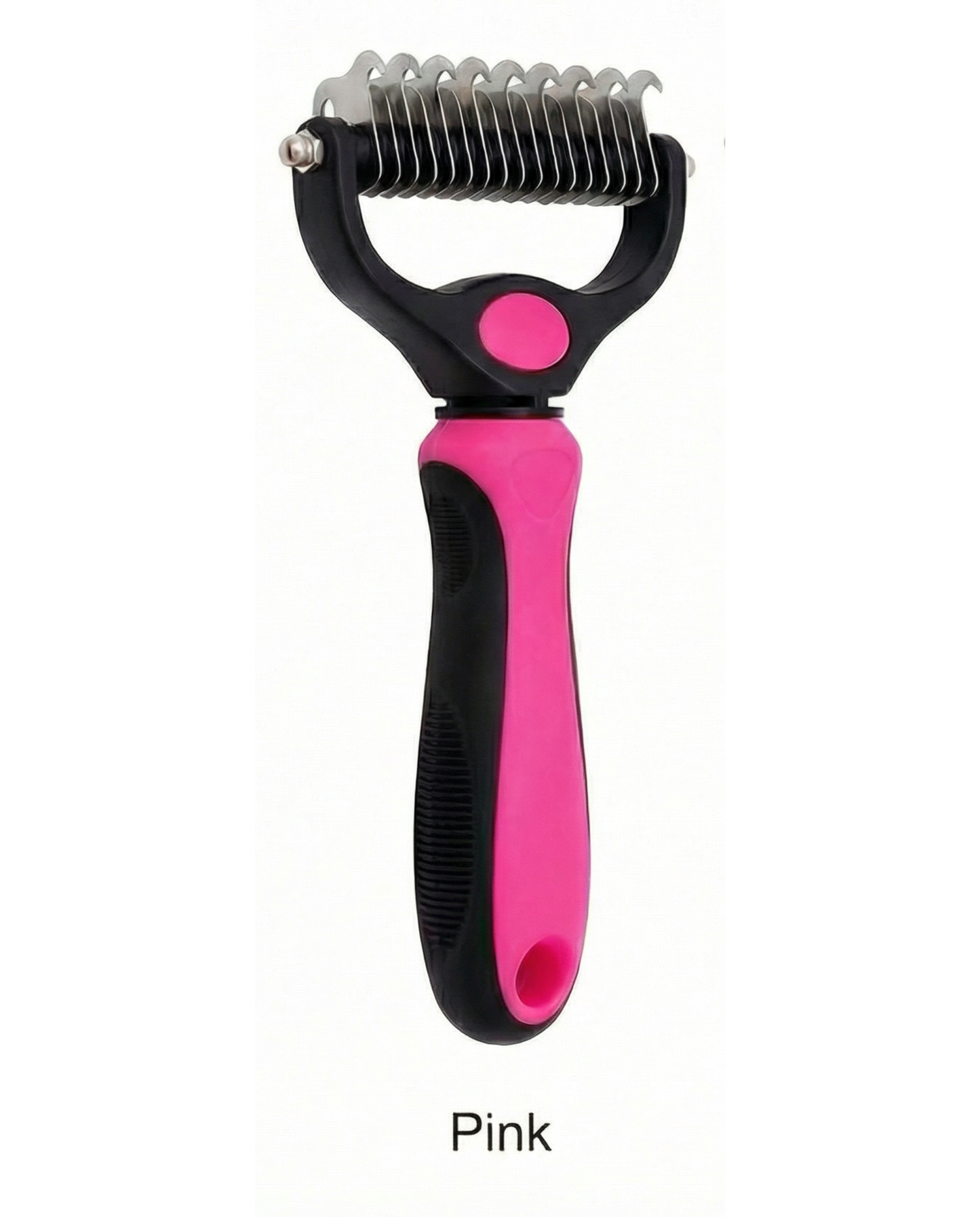 🐾 Double-Sided Pet Grooming Brush – Deshedding & Dematting Tool