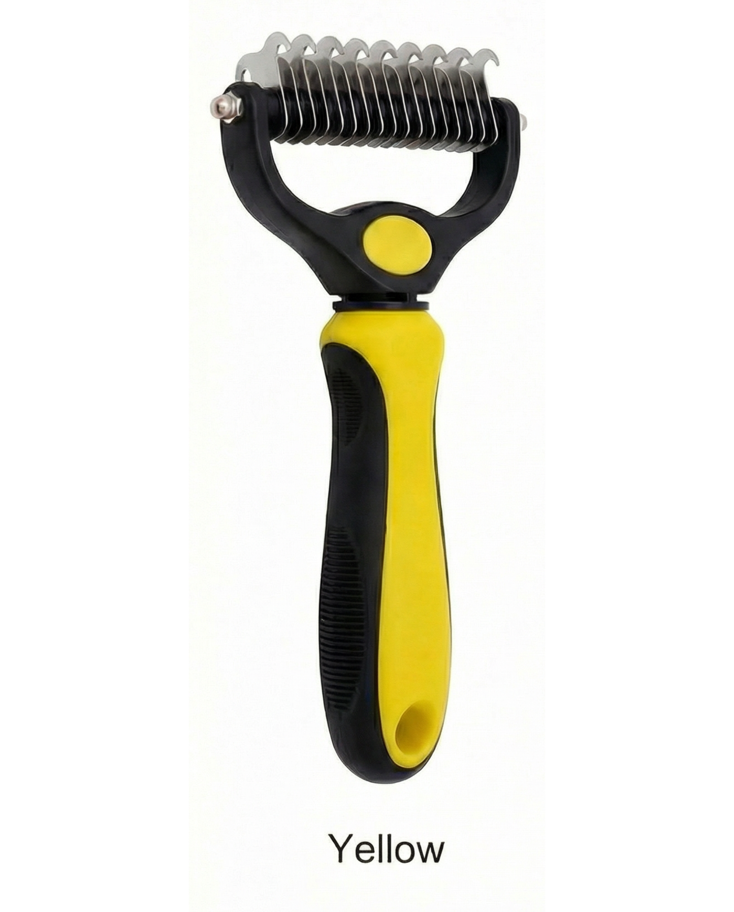 🐾 Double-Sided Pet Grooming Brush – Deshedding & Dematting Tool
