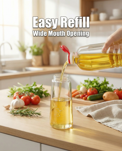 2-in-1 Olive Oil Spray & Dispenser Bottle